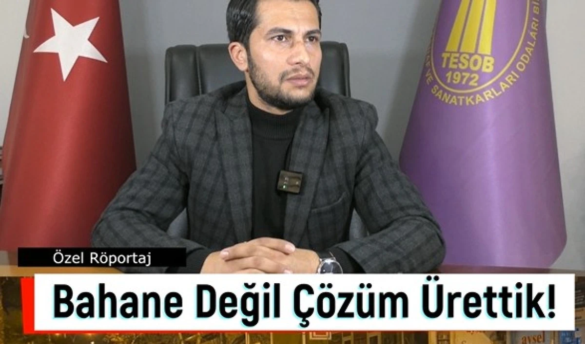Çomruk, Bahane değil çözüm ürettik!