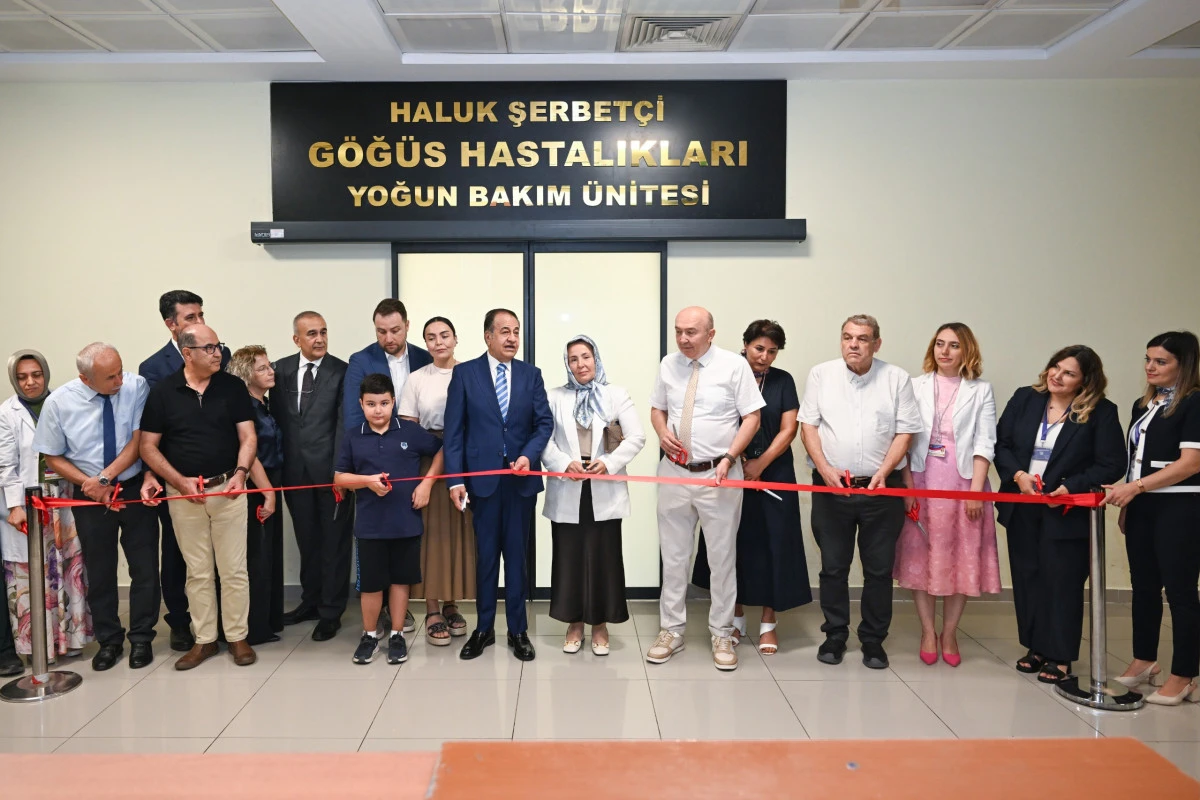 Haluk Şerbetçi Göğüs Hastalıkları Yoğun Bakım Ünitesi Düzenlenen Törenle Açıldı!