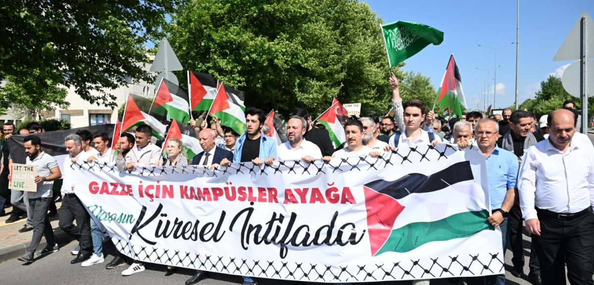 KSÜ’den Filistin için Eylem Yapan ABD’li Öğrencilere Destek!