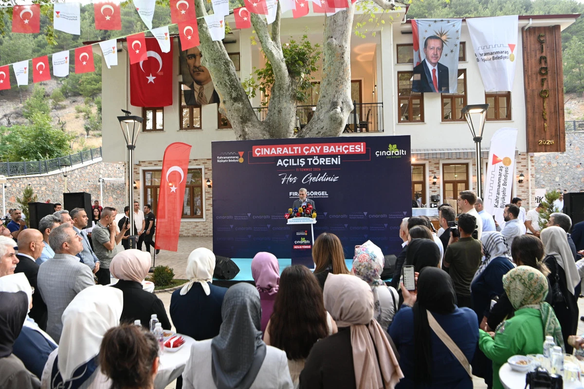 Şehrin Yeni Buluşma Noktası &Ccedil;ınaraltı &Ccedil;ay Bah&ccedil;esi Hizmete A&ccedil;ıldı