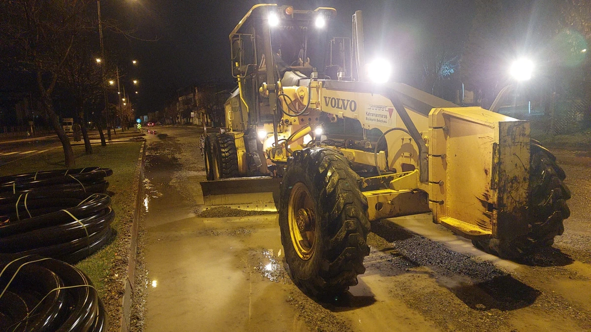 Yağış Sonrası Bozulan Yollara B&uuml;y&uuml;kşehir&rsquo;den Hızlı M&uuml;dahale!