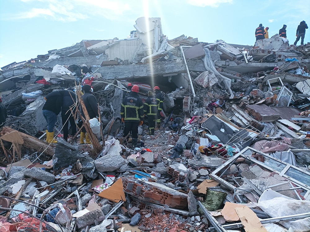Deprem sonrası Kahramanmaraş Şazibey mahallesi!